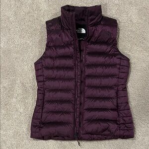 The North Face Women's Dark Purple Puffer Vest